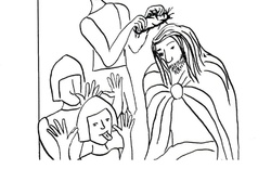 Ježíšův velikonoční příběh krok za krokem - omalovánky